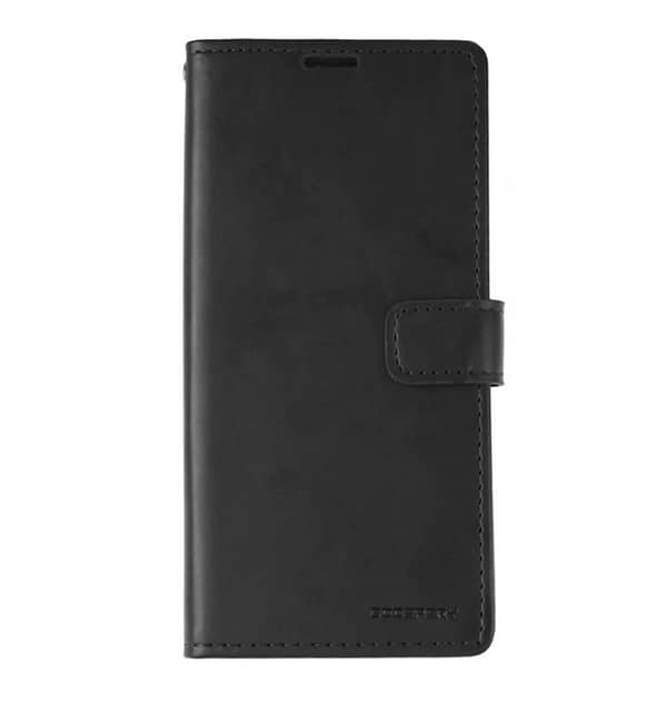 Classic black Mercury Bluemoon wallet case for Galaxy S24 Ultra