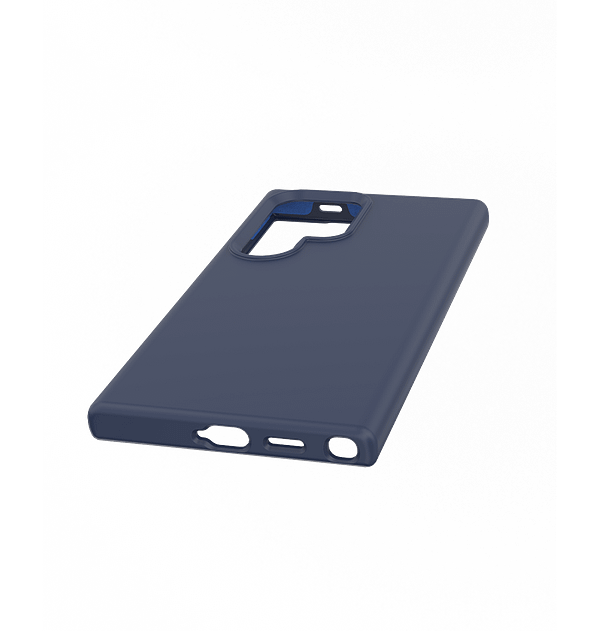MVR Liquid Silicone Case for Samsung S24 Ultra | Soft - Touch Protective Cover - [Navy] - Image 4