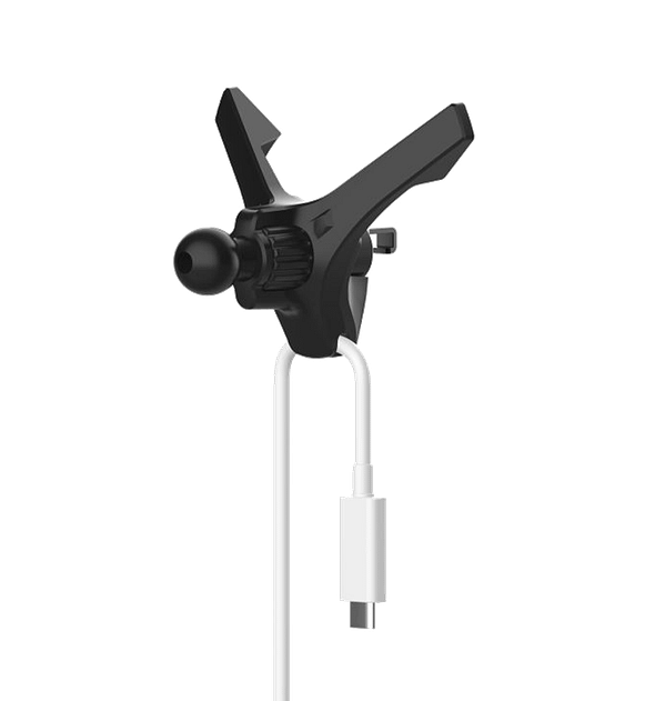 T1 MVR MagSafe Car Charger Holder - 15W Fast Wireless Charging Mount (Black) | iPhone Compatible - Image 3