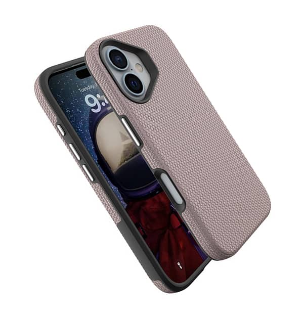 iPhone 16 Plus Triangle MagSafe Case - Geometric Design Cover (Rose Gold) | Stylish Protection - Image 2