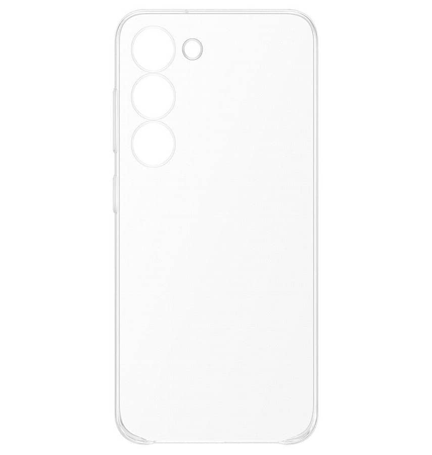 2mm clear hard back case for Samsung Galaxy S23 slim design