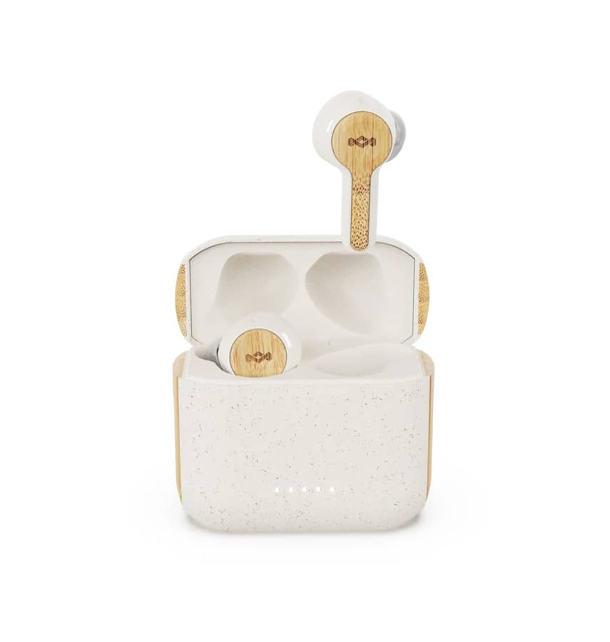 House of Marley Rebel True Wireless Earbuds with Microphone, Bluetooth Connectivity - Cream
