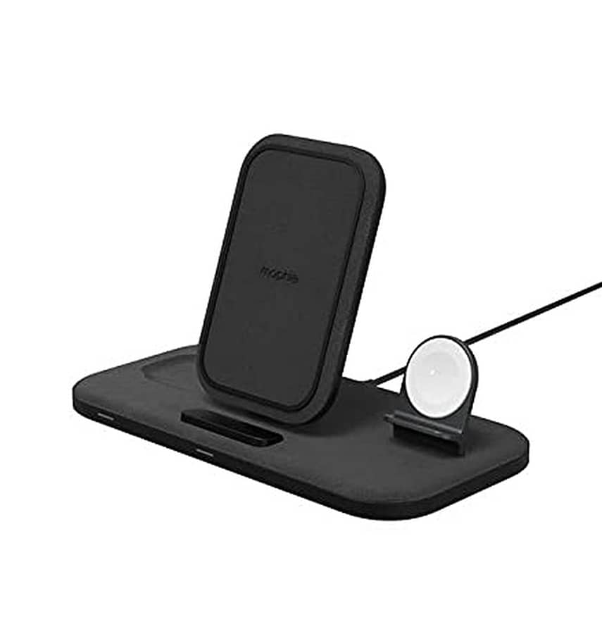 Brand New Mophie 3-in-1 Wireless Charging Pad - Black