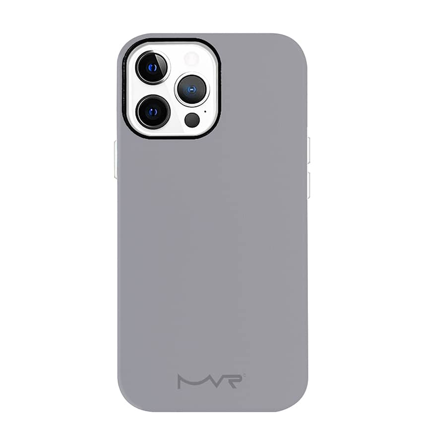 iPhone 15 pro Max Premium MVR Nappa Leather Cover | Slim Protective Phone Case - Stone