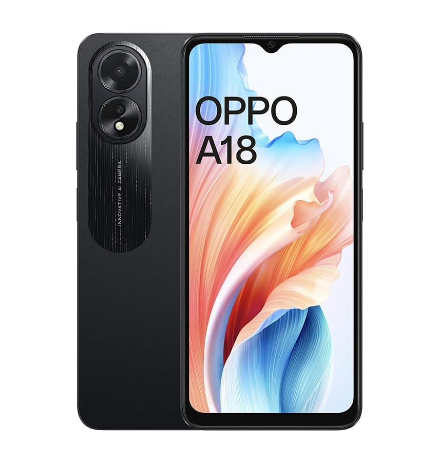 OPPO A18 GLOWING BLACK