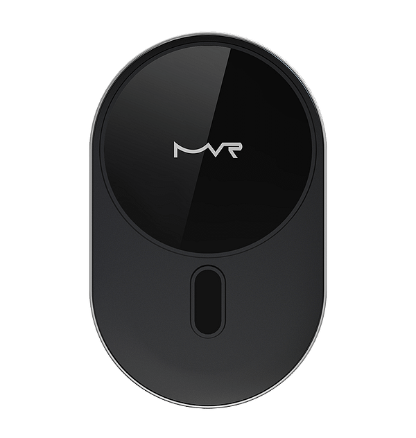 MVR T2 MagSafe Car Mount - 15W Qi Fast Charging | Glossy Black, Strong Magnetic Hold & 360° Adjustable - Image 2
