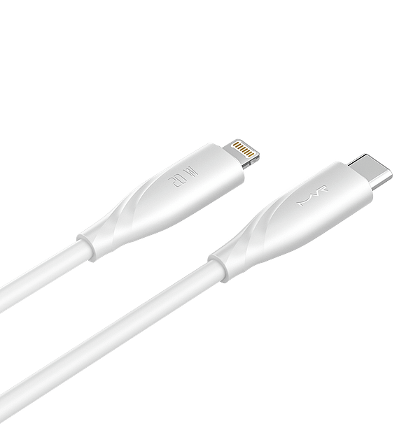 MVR 1m 20W Type-C to Lightning Fast Charging Cable for iPhone (White) - Image 2