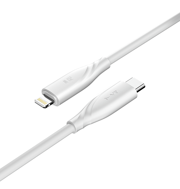 MVR 1m 20W Type-C to Lightning Fast Charging Cable for iPhone (White) - Image 4