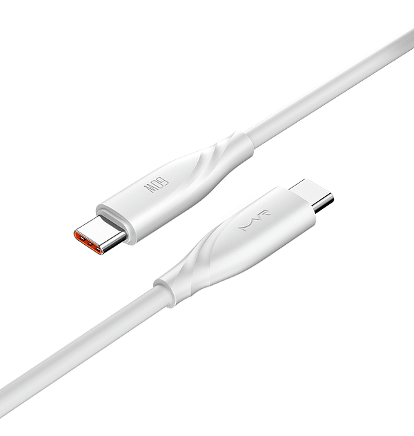 MVR 1m 60W Type-C Cable – Fast Charge for iPhone & Devices (White) - Image 3