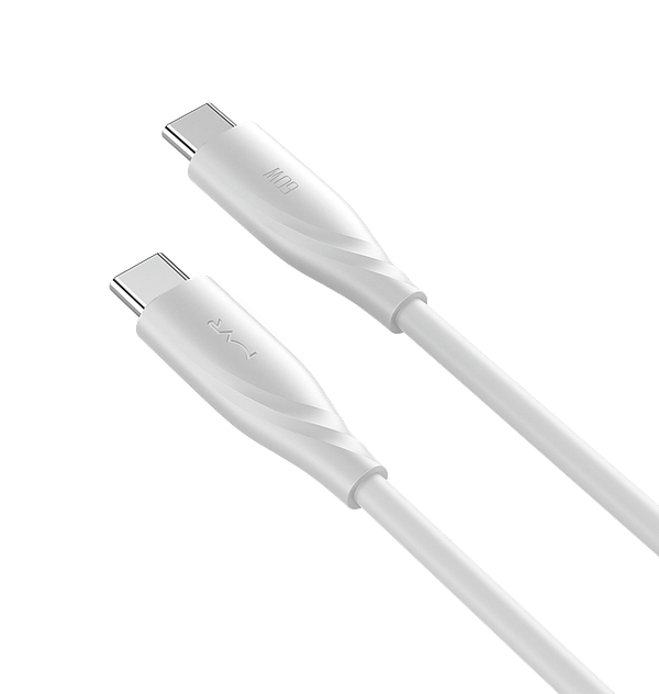 MVR 1m 60W Type-C Cable – Fast Charge for iPhone & Devices (White) - Image 4