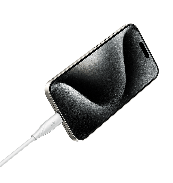 MVR 1m 60W Type-C Cable – Fast Charge for iPhone & Devices (White) - Image 7