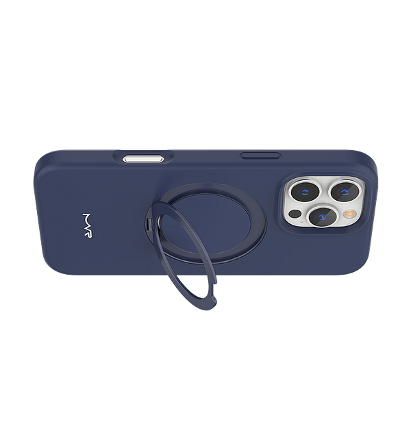 iPhone 16 Pro Max MVR Silicone Case - Liquid Soft Navy | Anti - Slip & Shockproof - Image 4