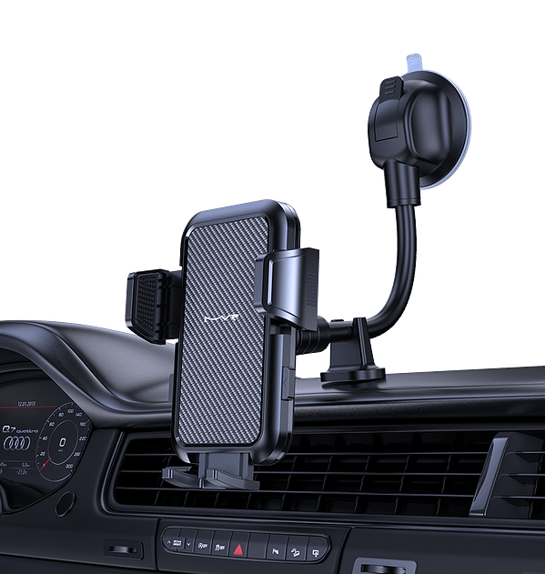 T9 MVR Universal Car Phone Holder - Side Press Mount with Strong Grip (Black) | All Phone Sizes - Image 2