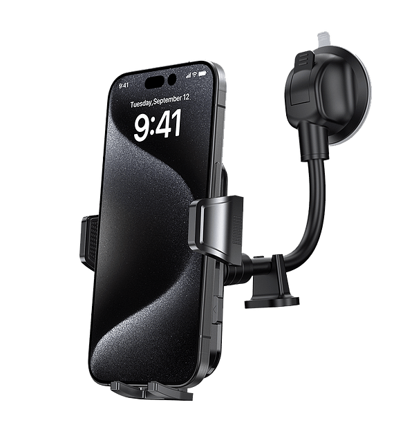 T9 MVR Universal Car Phone Holder - Side Press Mount with Strong Grip (Black) | All Phone Sizes - Image 4