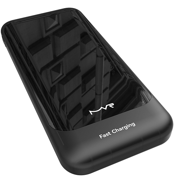 MVR Rapid 10S Power Bank - 10000mAh | 20W USB - C Fast Charging, Slim & Portable (Black) - Image 4