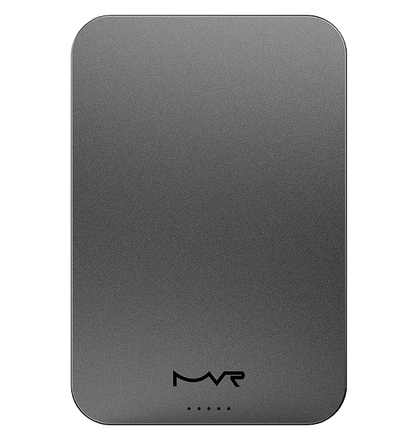 MVR Wireless Snap 5000mAh MagSafe Power Bank - Ultra Slim Portable Charger (Black) | Qi Certified - Image 5