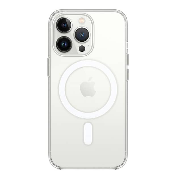 Clear 2mm hard Magsafe back cover for iPhone 14 Pro Max, slim and secure