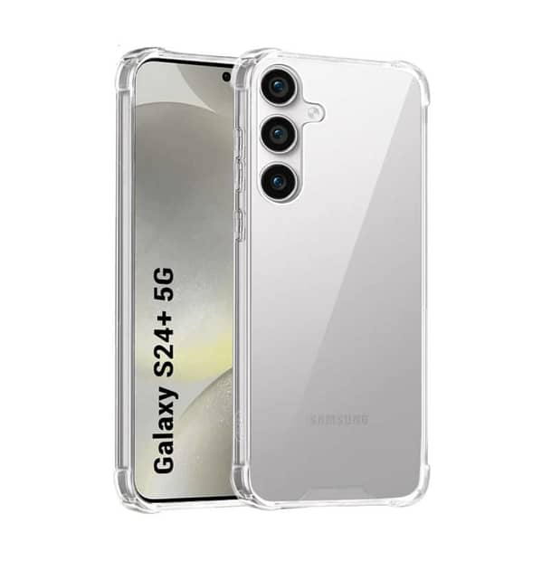 2mm clear hard back case for Galaxy S24 Plus protection