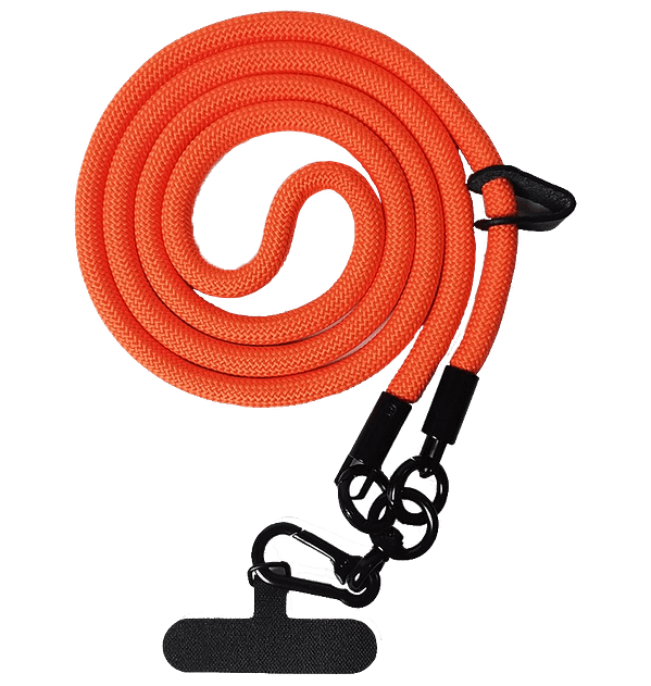 Orange Universal Detachable Phone Accessory Lanyard/Strap