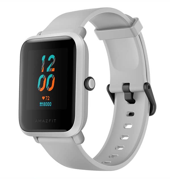 Amazfit Bip S, white, lightweight smartwatch with long battery life and fitness tracking