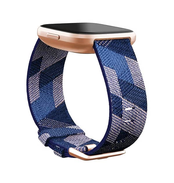 Fitbit Versa 2 Fitness Tracker - Navy Pink with Heart Rate Monitor & Amazon Alexa Built - in - Image 2