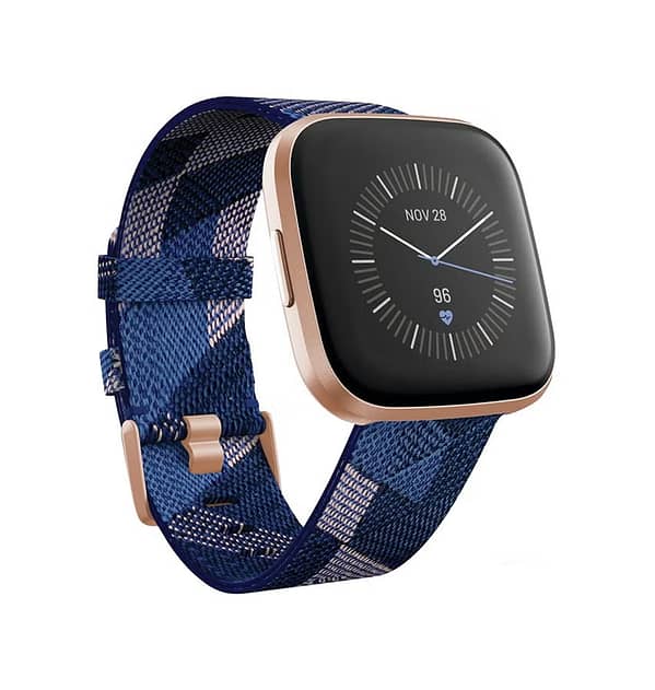 Fitbit Versa 2 Fitness Tracker - Navy Pink with Heart Rate Monitor & Amazon Alexa Built - in - Image 4