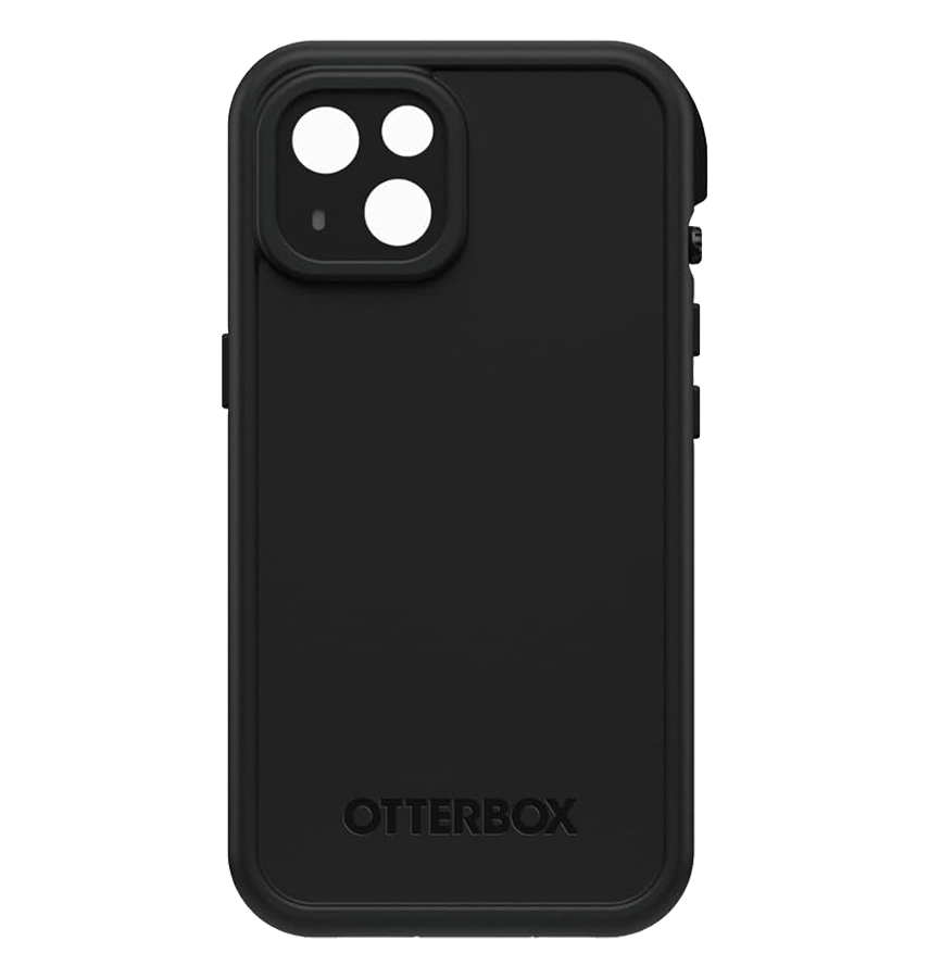 Black Otterbox Fre Magsafe back cover for iPhone 13/14/15/16e, strong and durable design