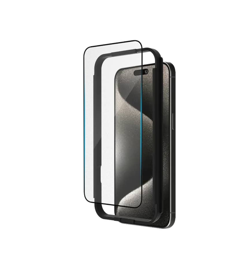 Clear Tempered Glass for iPhone 15 Pro Max, high-quality screen protection