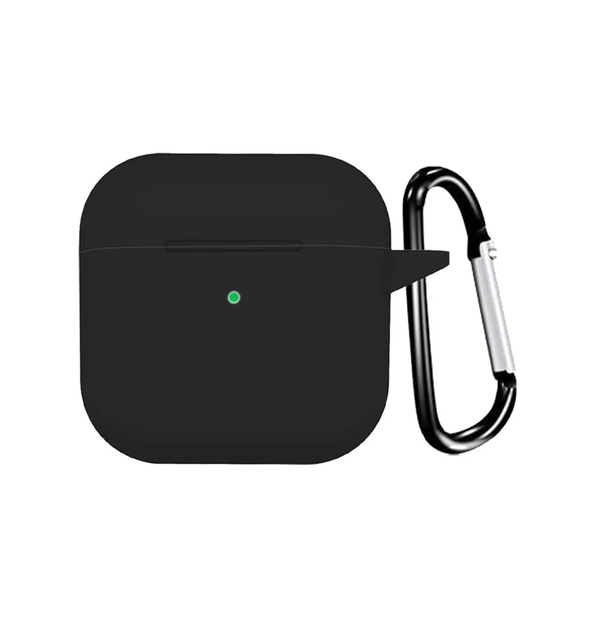 AirPods 4h Generation Shockproof Silicone Protective W/ PC Case (Black)