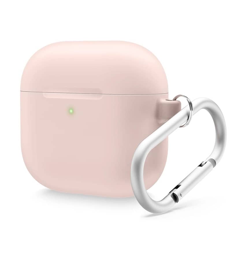 AirPods 4h Generation Shockproof Silicone Protective W/ PC Case (Pink Sand)