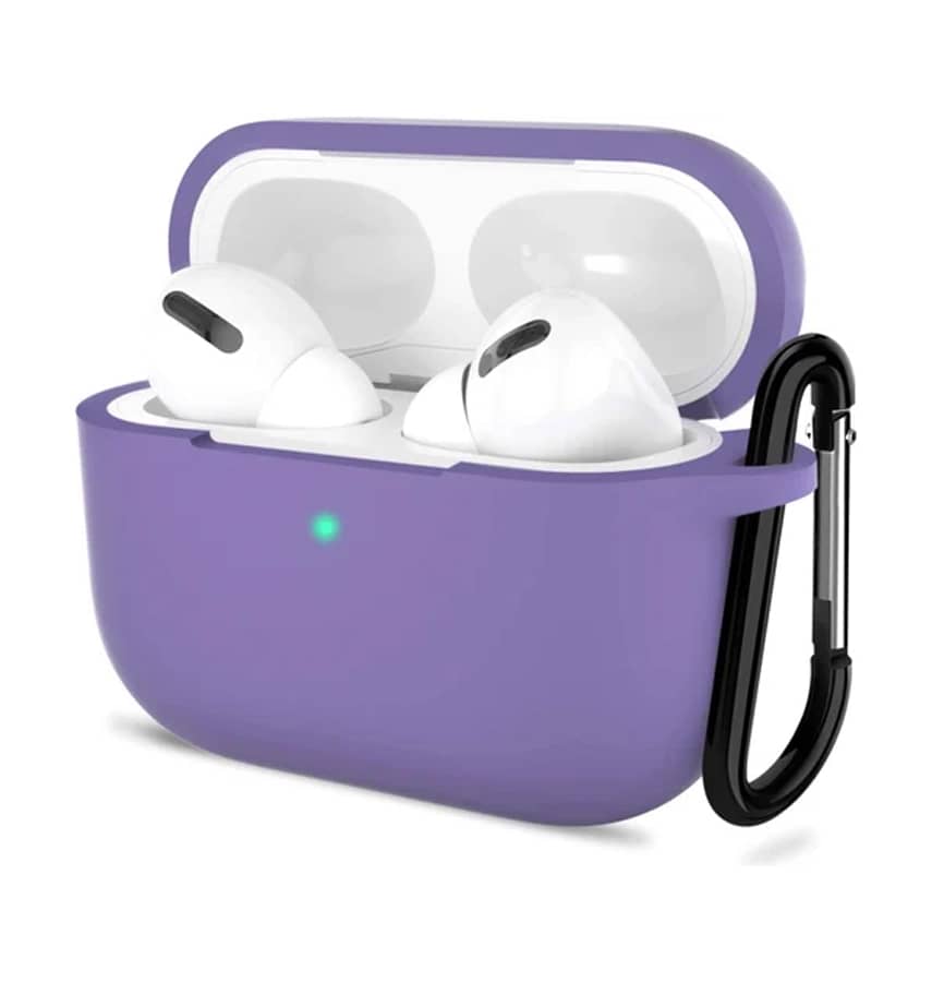 AirPods 4h Generation Shockproof Silicone Protective W/ PC Case (Purple)
