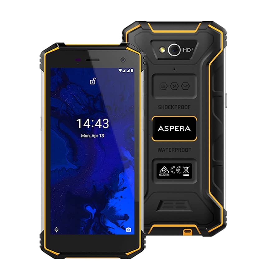 ASPERA R9 13MP Rear + 5MP Front 3GB RAM + 32GB ROM 5000mAh Long Lasting battery Smartphone - Black