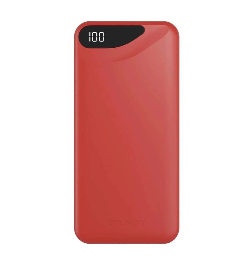 Cygnett ChargeUp Boost 3rd Gen 10K mAh Power Bank -Red