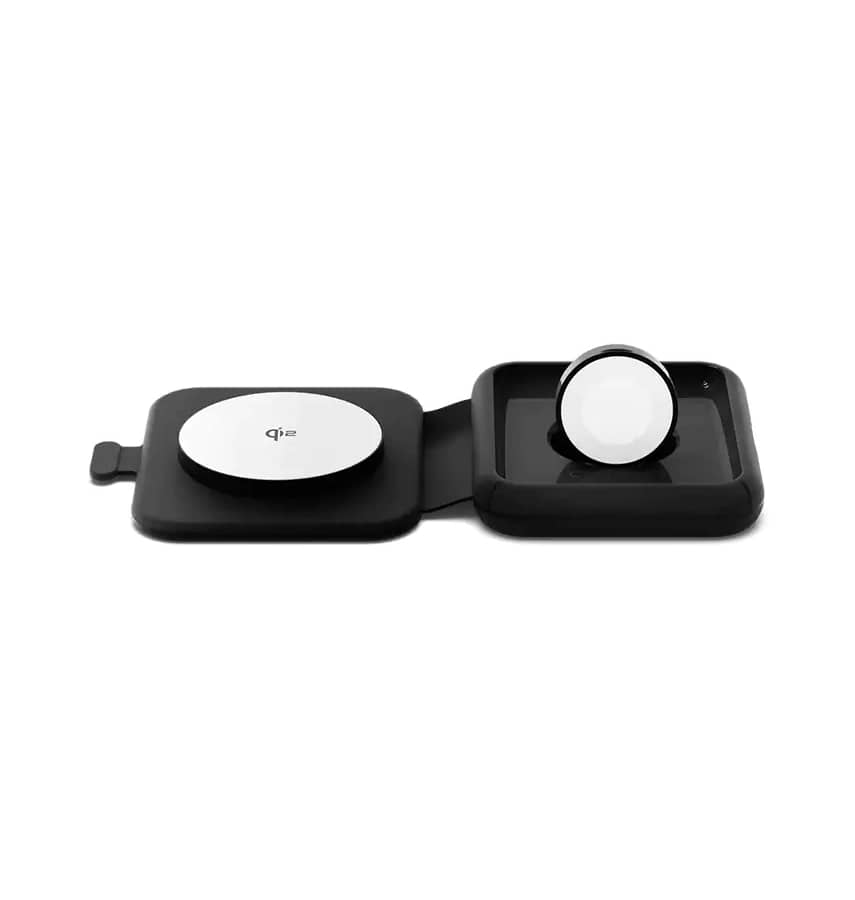 Cygnett MagTravel 15W 2-in-1 Wireless Charger - BlacK