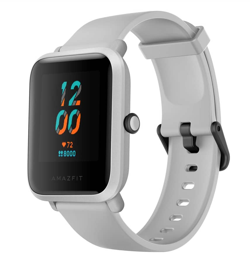 Amazfit Bip S, white, lightweight smartwatch with long battery life and fitness tracking