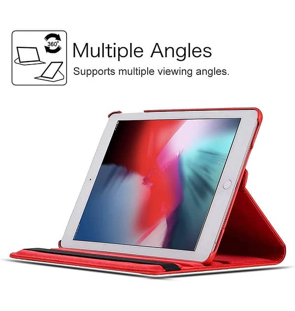 Rugged 360° Full - Body Case for iPad 10.9 (10th Gen) - Vibrant Red with Anti - Slip Grips & Military - Grade Drop Protection - Image 2