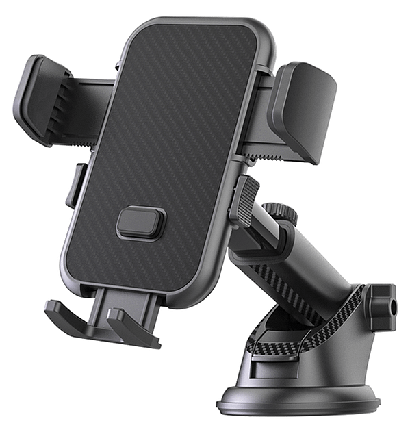 Beetle R1 Easy - Touch Car Phone Holder | One - Hand Operation Clip Mount with Soft Rubber Grips & Air Vent Compatibility (Universal Fit) - Image 3