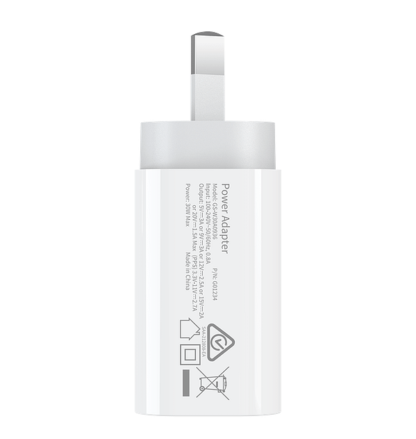 MVR 30W GaN Fast Charger - USB - C PD 3.0 | Ultra - Lightweight, Foldable Plug for iPhone & Android (White) - Image 3