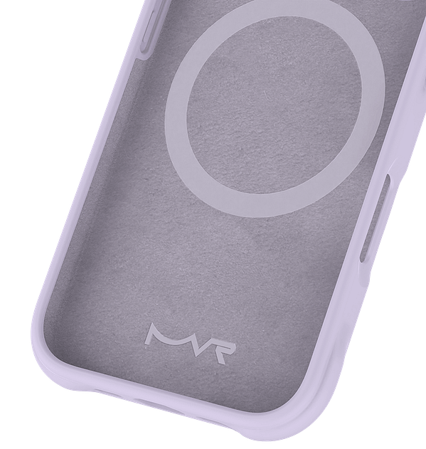 iPhone 16 MVR Wave Silicone Case - Lavender | Premium Soft - Touch Cover with Grippy Wave Design | Slim Fit & Protective - Image 2