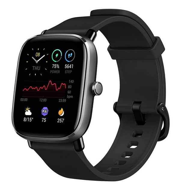 Amazfit GTS Smartwatch - Black | 1.65" AMOLED Display, 14 - Day Battery, GPS, Heart Rate & Sleep Tracking - Image 2