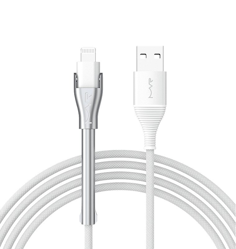 iPhone charging cable holder