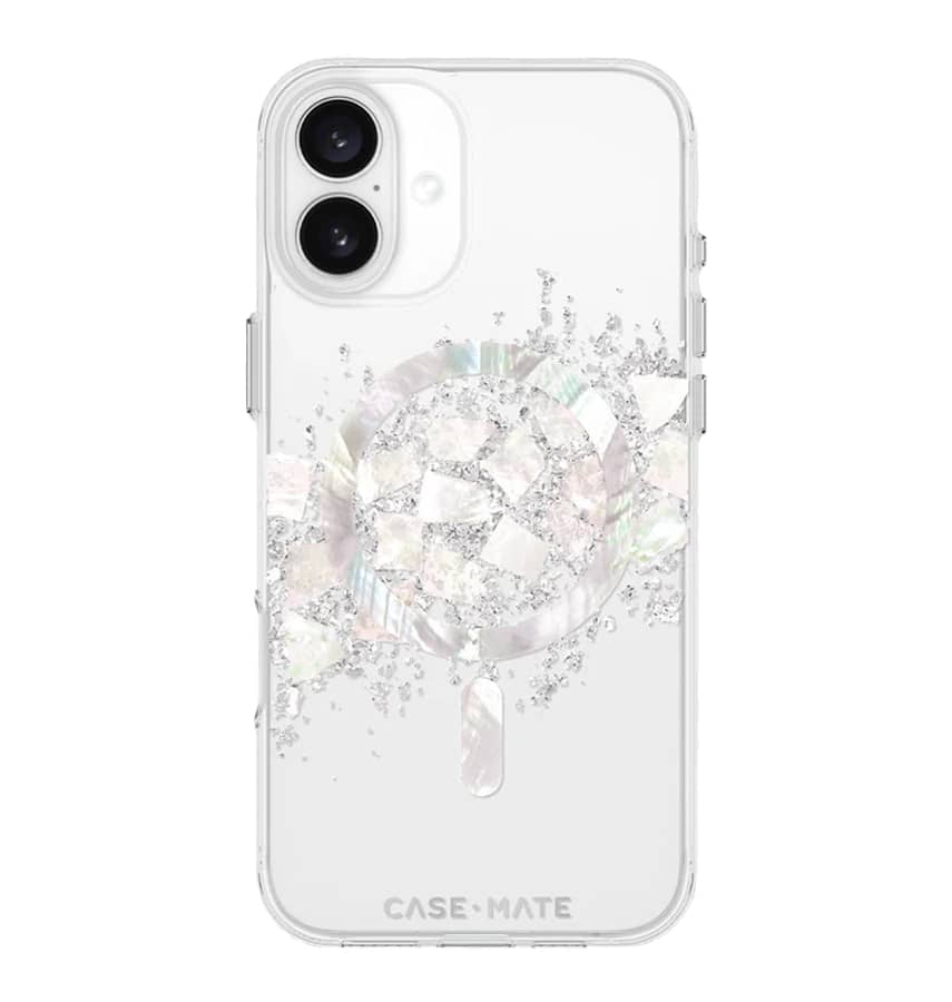 Multi-Colour Case-Mate Karat MagSafe Back Cover for iPhone 16 Plus, elegant design