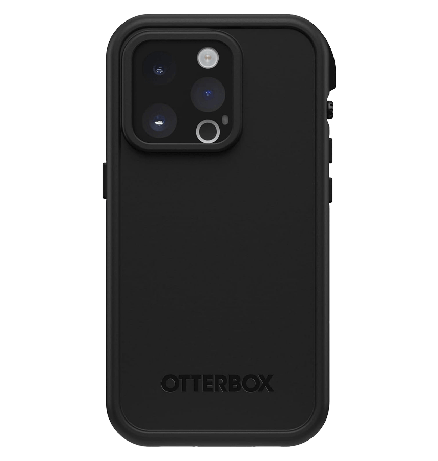 Black Otterbox Fre MagSafe Back Cover for iPhone 14 Pro, tough and protective fit.