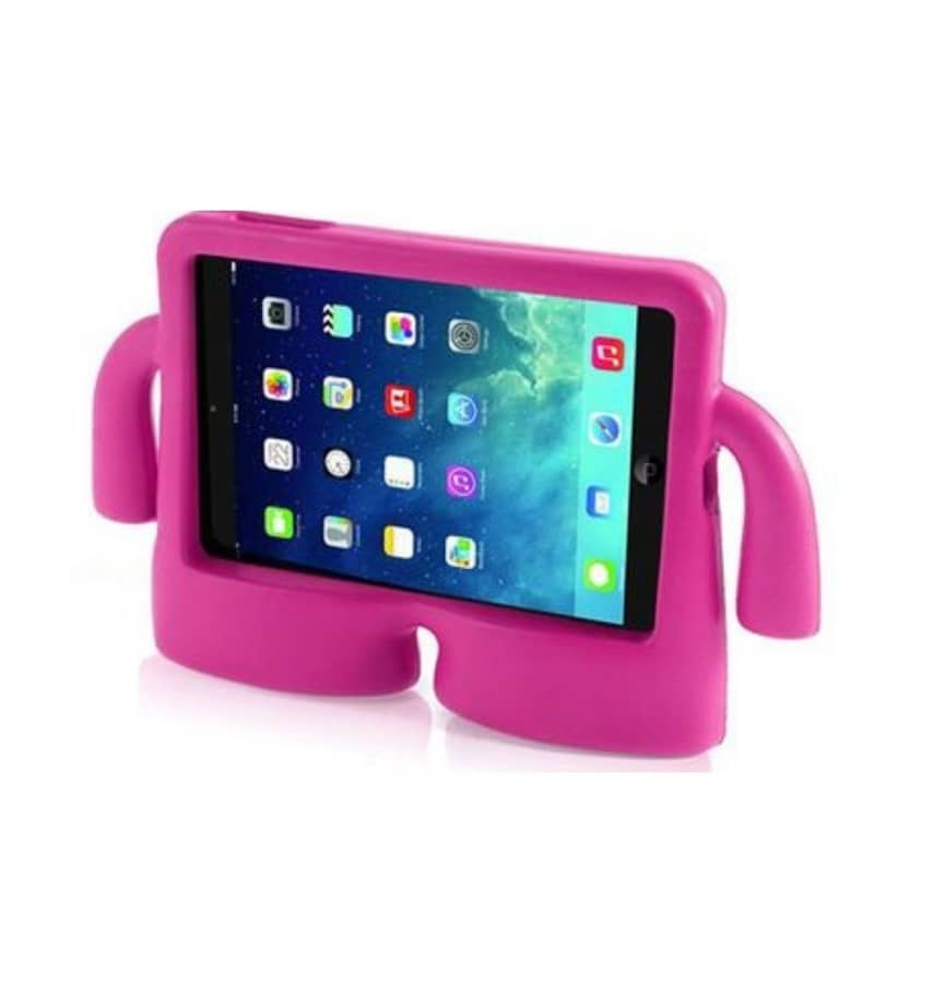 Hot Pink iBUY protective case for iPad Air 4/Pro 11/10.9 10th Gen, bright and secure