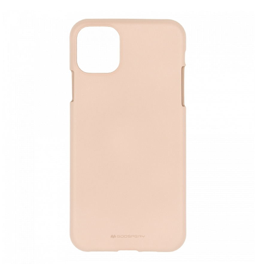 Pink Sand Mercury Soft Feeling back cover for iPhone 13 Pro Max, soft and secure fit.