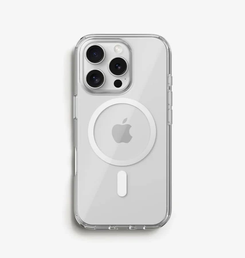 Clear 2mm Hard Cover W/MagSafe Back Cover for iPhone 16 Pro Max, slim design
