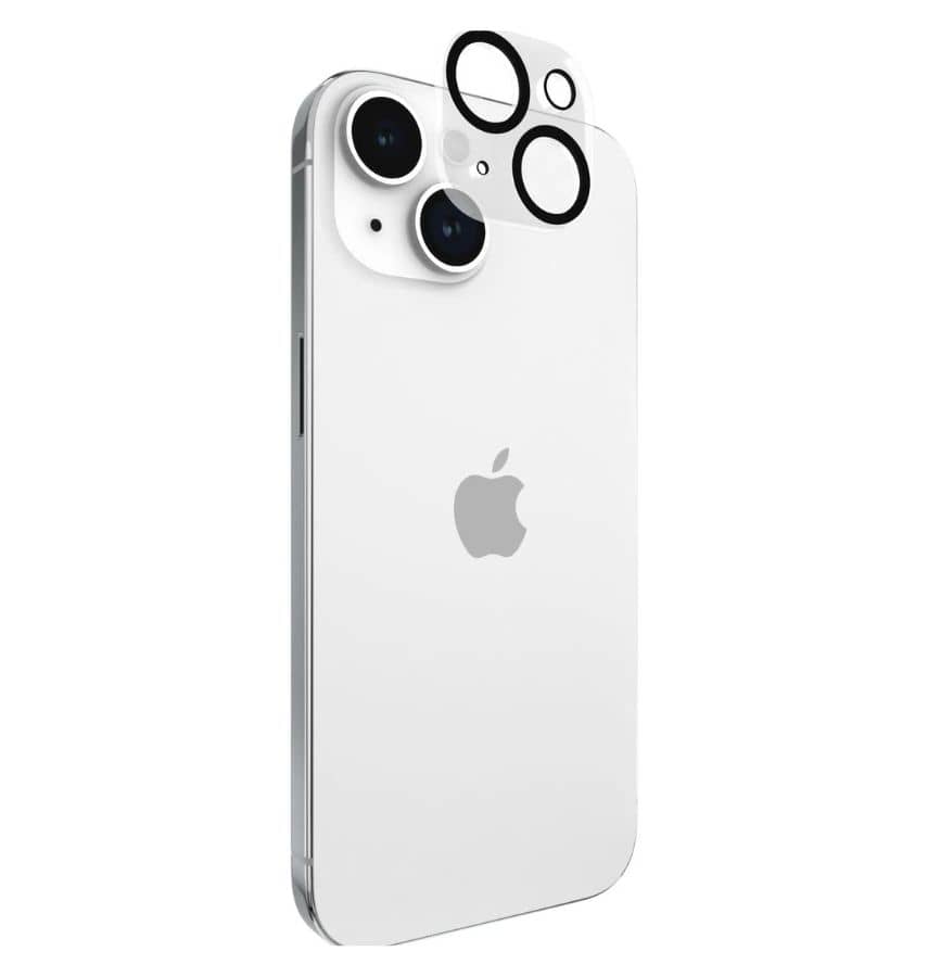 Clear Plus Alloy camera lens protector for iPhone 13/14/15/16e, durable and slim
