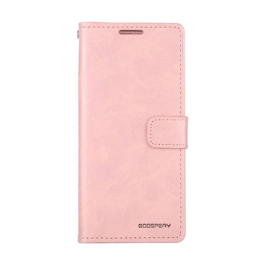 Rose gold Mercury Bluemoon diary flip wallet case for iPhone X/Xs, chic and functional.