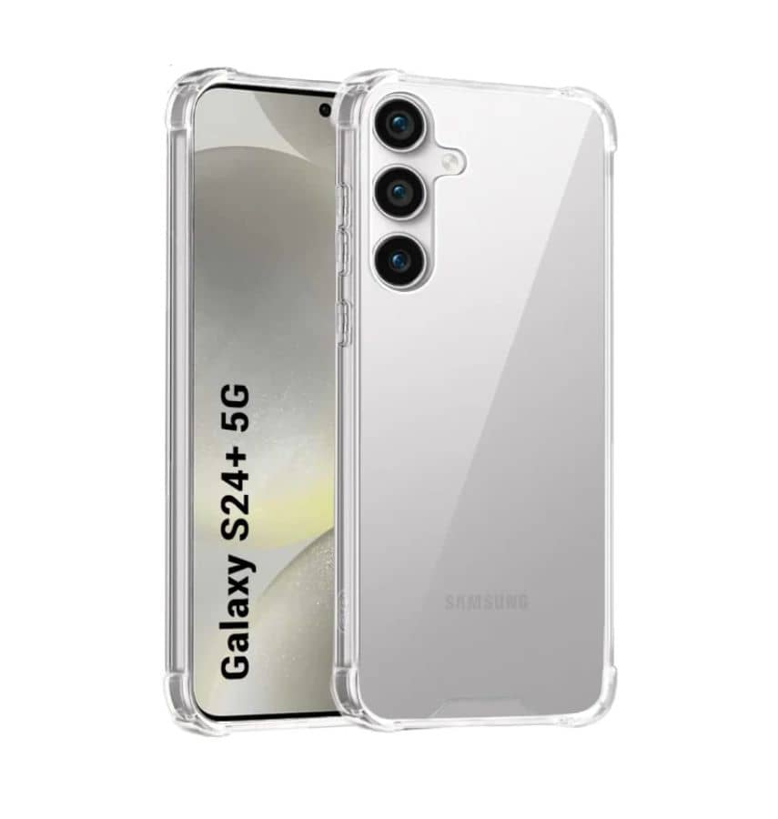 2mm clear hard back case for Galaxy S24 Plus protection