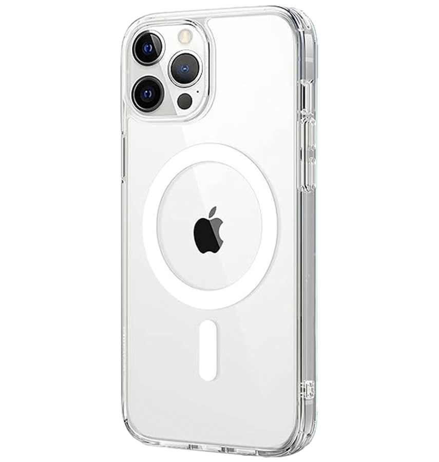 Clear 2mm hard cover for iPhone 13 Pro Max, sleek and durable design.